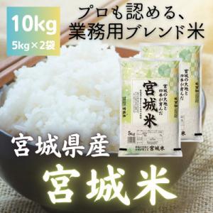 ふるさと納税 登米市 【毎月定期便】宮城県産ブレンド米　宮城米(精米)5kg×2袋セット全3回