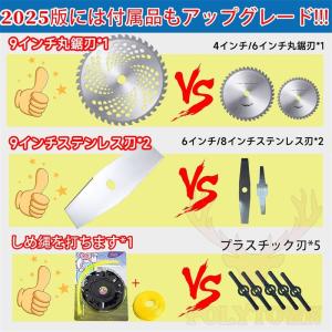 【9インチ】草刈機 草刈り機 電動草刈機 コー...の詳細画像3