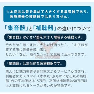 集音器 両耳 イヤホン型 USB充電 耳穴式 ...の詳細画像2
