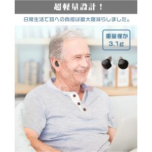 集音器 両耳 イヤホン型 USB充電 耳穴式 ...の詳細画像4