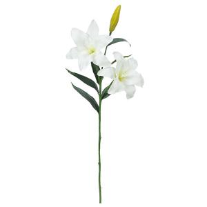 造花 とりよせ品 カサブランカ×2 つぼみ×1 百合 ユリ ゆり アーティフィシャルフラワー インテリア インテリアフラワー 花材 春 アスカ ASCA アスカ商会