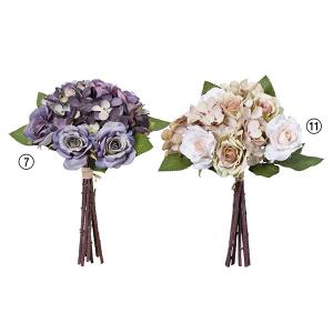造花 とりよせ品 ミックスブーケ 花束 ブーケ バラ ローズ あじさい アジサイ 紫陽花 インテリア インテリアフラワー 花材 花資材 アスカ ASCA アスカ商会