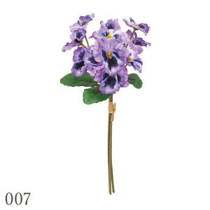 造花 とりよせ品 パンジーバンチ×12(1束3...の詳細画像5