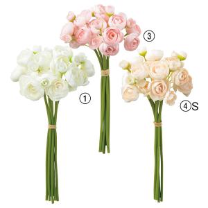 造花 とりよせ品 ラナンキュラス×24(1束6本) インテリア インテリアフラワー フェイクフラワー シルクフラワー フェイクグリーン アスカ ASCA アスカ商会