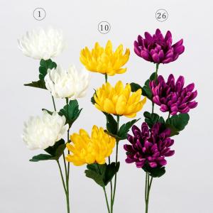 造花 仏花 とりよせ品 菊×3 マム 白 黄 ...の詳細画像1