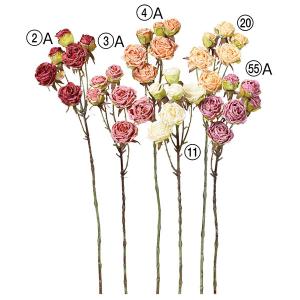 造花 とりよせ品 ドライタッチローズ×6 インテリア インテリアフラワー フェイクフラワー シルクフラワー インテリアグリーン 春 アスカ ASCA アスカ商会