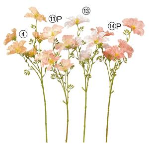 造花 とりよせ品 ワイルドフラワー×5 ピンク ホワイト 白 クリーム グラデーション グラデーションカラー グラデカラー 花材 DIY アスカ ASCA アスカ商会