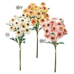 造花 とりよせ品 デージーバンチ(1束3本) 花束 ブーケ デイジー インテリア インテリアフラワー フェイクフラワー シルクフラワー アスカ ASCA アスカ商会