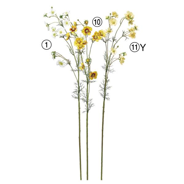 造花 とりよせ品 ワイルドコスモス×12 つぼみ×3 秋桜 アーティフィシャルフラワー インテリア ...
