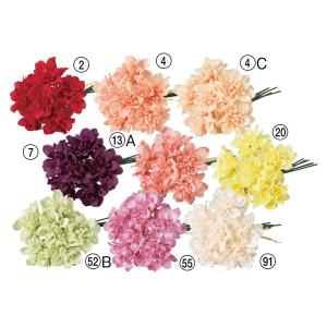 【P5倍中 9/16 9:59まで】 造花 とりよせ品 ダリアバンチ(1束6本) 髪飾り コサージュ 花材 材料 インテリア インテリアフラワー アスカ ASCA アスカ商会