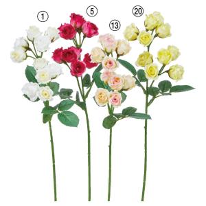 造花 とりよせ品 ミニローズ×10 バラ 薔薇 カップ咲き 白 ピンク 小輪 小花 複色 インテリア インテリアフラワー シルクフラワー アスカ ASCA アスカ商会
