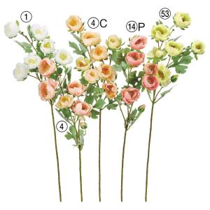 造花 とりよせ品 ピオニー×6 つぼみ×1 ボタン 牡丹 ピンク 白 ホワイト オレンジピンク 緑 グリーン シャクヤク 芍薬 花材 素材 アスカ ASCA アスカ商会