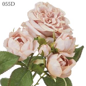 造花 とりよせ品 ローズ×2 つぼみ×3 バラ...の詳細画像2