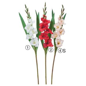 造花 とりよせ品 グラジオラス×5 つぼみ×8 グラジオラス 唐菖蒲 とうしょうぶ アーティフィシャルフラワー インテリア 花材 DIY アスカ ASCA アスカ商会