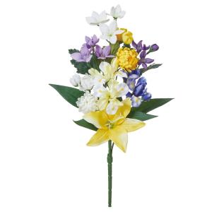 【P5倍中 7/14 9:59まで】 造花 仏花 とりよせ品 仏花 仏花 供花 供え花 お供え花 造花仏花 墓花 盆花 お盆 お彼岸 お葬式 仏事 アスカ ASCA アスカ商会