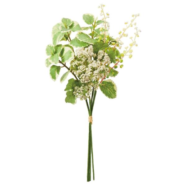 造花 グリーン とりよせ品 ミックスハーブバンチ グリーンブーケ 花束 ミント ハーブ インテリア ...