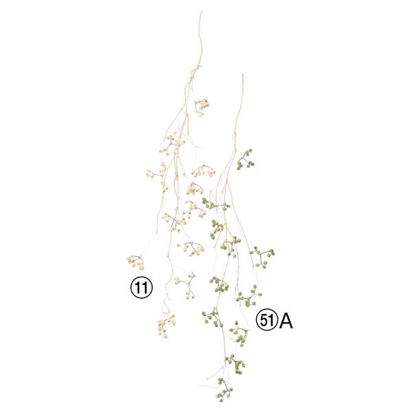 フェイクグリーン 造花 実 とりよせ品 ベリーガーランド インテリア 壁面緑化 ウォールグリーン フ...