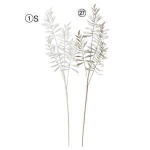 クリスマス 造花 グリーン とりよせ品 グリッタービーズファーンスプレー リーフ ホーリー 葉っぱ 造花 アスカ ASCA アスカ商会
