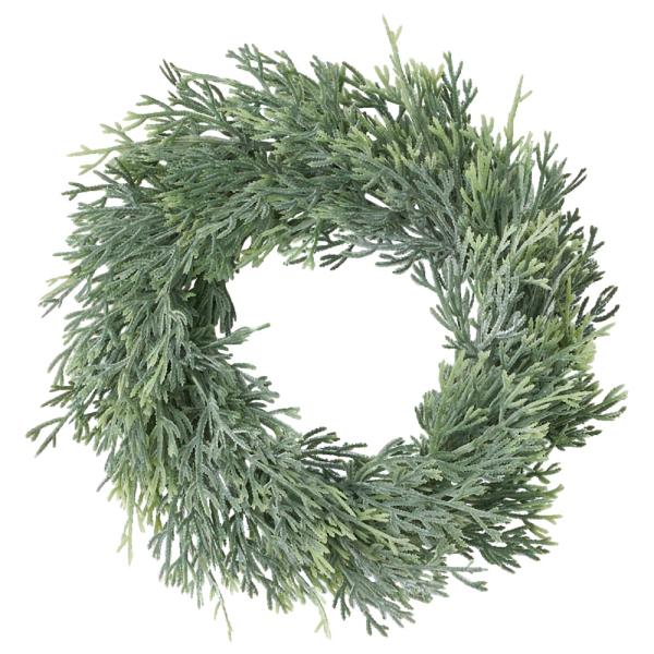 クリスマス リース とりよせ品 シーダーリース アレンジベース クリスマスリース グリーン 緑 針葉...