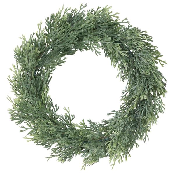 クリスマス リース とりよせ品 シーダーリース アレンジベース クリスマスリース グリーン 緑 針葉...