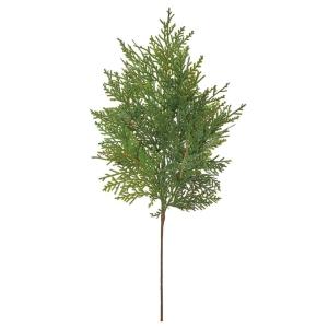 クリスマス 造花 グリーン とりよせ品 シーダースプレー シーダー シダー 針葉樹 グリーン 緑 緑色 グリーンカラー リーフ 葉っぱ アスカ ASCA アスカ商会