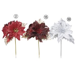 造花 クリスマス リース とりよせ品 ポインセチアミニリース