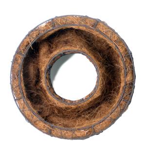 とりよせ品 カルチベーター サビ色ランダムワイヤードーナツ型壁掛φ30  バスケット 鉢 ポット プランター インテリア 花器