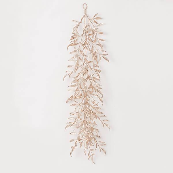 【P5倍中 12/02 09:59迄】 クリスマス 造花 ガーランド とりよせ品 ハンギングプラチナ...