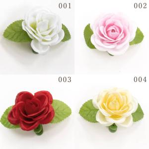造花 とりよせ品 ニューサテン記章ローズ ばら バラ 薔薇 コサージュ インテリア インテリアフラワー フェイクフラワー シルクフラワー フェイクグリーン