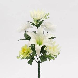 《 造花 仏花 》とりよせ品 仏花ブッシュ ホワイト
