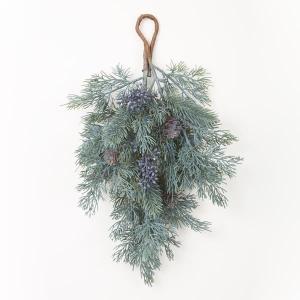 クリスマス リース とりよせ品 スモールベリーティアドロップ 造花 クリスマスリース スワッグ ハンガー ツリー クリスマスツリー もみの木 葉っぱ 雑貨