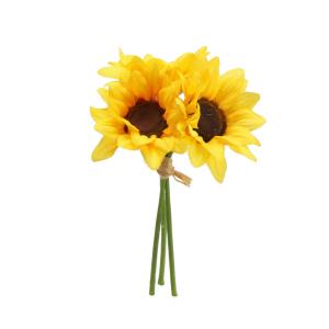 造花 とりよせ品 ミニサンフラワーバンドル(3本/束) ひまわり ヒマワリ 向日葵 サンフラワー 夏 南国 トロピカル インテリア インテリアフラワー 花材 緑