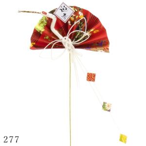 正月 装飾 とりよせ品 迎春白鶴扇ピック お正...の詳細画像1