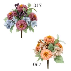 花束 造花 とりよせ品 フリルジニアミックスブッ...の商品画像