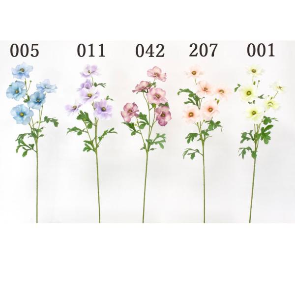 造花 とりよせ品 バタフライラナンキュラス ハナキンポウゲ 花金鳳花 一重咲き 白 ホワイト ピンク...