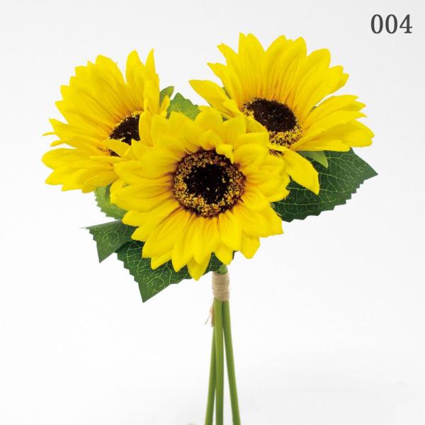 造花 とりよせ品 ひまわりの束(1束3本) 向日葵 ヒマワリ ひまわり サンフラワー 黄色 南国 ト...