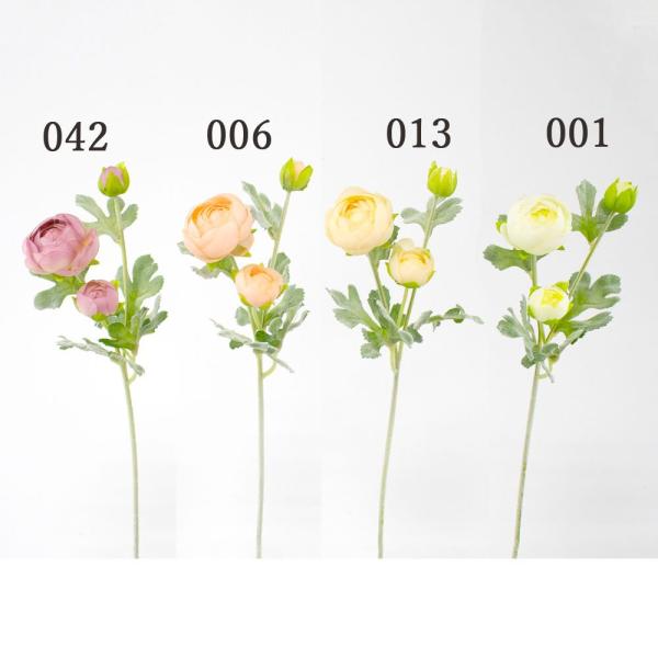 造花 とりよせ品 ロリポップラナンキュラス ハナキンポウゲ 花金鳳花 白 ホワイト ピンク オレンジ...