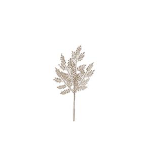 クリスマス 造花 グリーン とりよせ品 メタリックリーフスプレー グリッター ラメ キラキラ クリスマスアレンジ 葉 葉っぱ シャンパン シャンペン リーフ