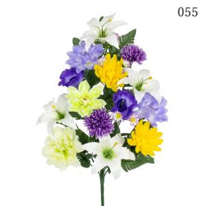 造花 仏花 とりよせ品 仏花ブッシュ ミックス 仏花 お供え花 供花 墓花 花束 ブッシュ 造花仏花 盆花 お盆 お彼岸 お葬式 お悔やみ花 仏事 フューネラル