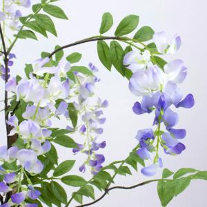 造花 【メーカー直送品】 ふじの鉢植 100c...の詳細画像1