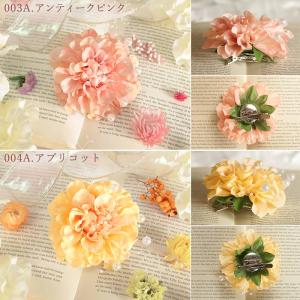 コサージュ 即日出荷 華やかダリアのパールコサ...の詳細画像5