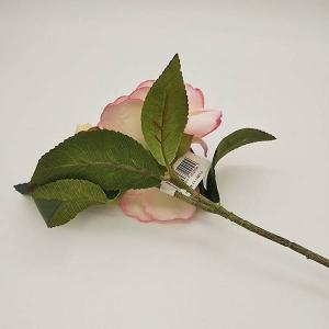 造花 とりよせ品 椿 ピンクホワイト 和 ツバ...の詳細画像3
