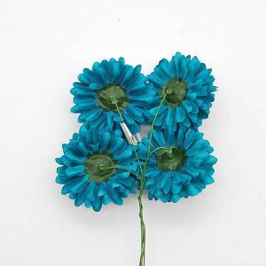 造花 とりよせ品 ボールマムピック ターコイズ...の詳細画像2