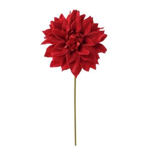 造花 とりよせ品 ベルベットダリアピック レッド 天竺牡丹 てんじくぼたん テンジクボタン インテリア インテリアフラワー フェイクフラワー 花材 春 パレ