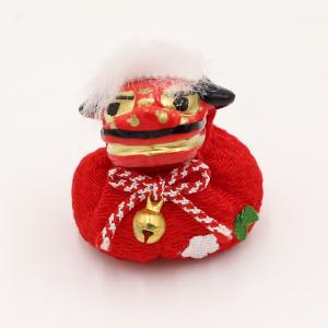 正月 装飾 とりよせ品 ※踊る獅子舞M レッド 獅子舞 獅子頭 人形