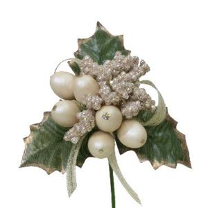 クリスマス 造花 実もの とりよせ品 ベリーピッ...の商品画像
