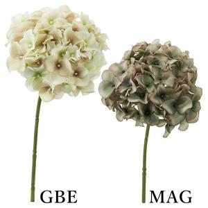 紫陽花　黄緑　造花　花材　12束セット 造花 とりよせ品 アジサイミックスブッシュ(1セット12本入り) 紫陽花