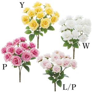 《 造花 》とりよせ品Poppy ミニローズブッシュ(1セット12本入り)