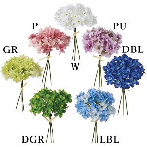 造花 とりよせ品 デニムハイドレンジアピック(1セット12本入り) 紫陽花