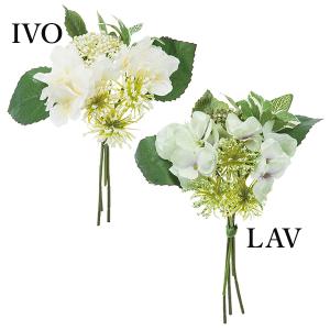 造花 とりよせ品 ハイドレンジアリーフブーケ(1セット12束入り) 紫陽花 アジサイ インテリア インテリアフラワー 花材 横浜ディスプレイミュージアム YDM